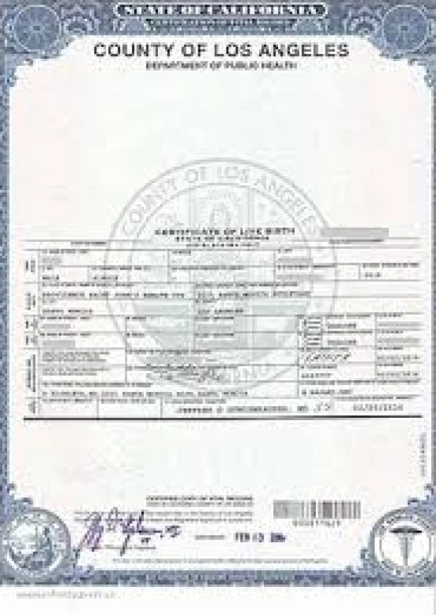 Birth Certificate
