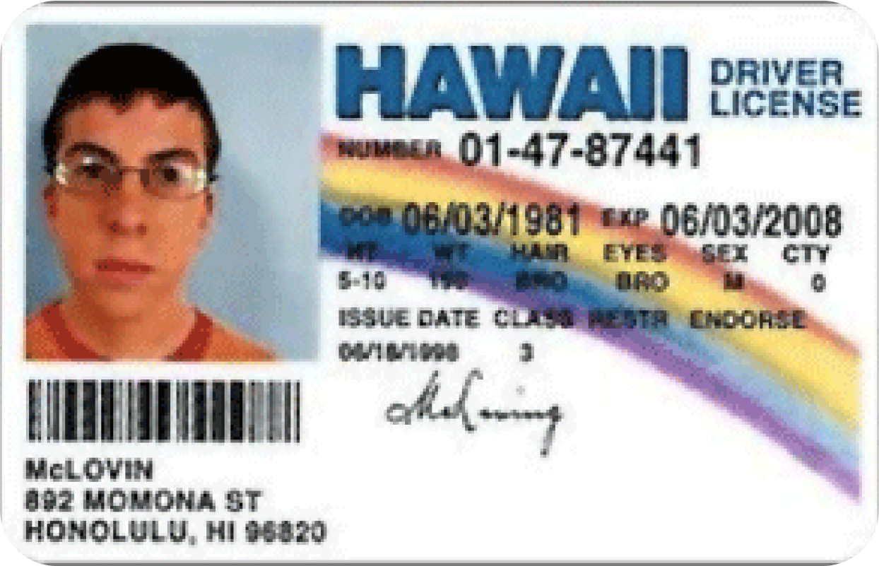 Driver licence