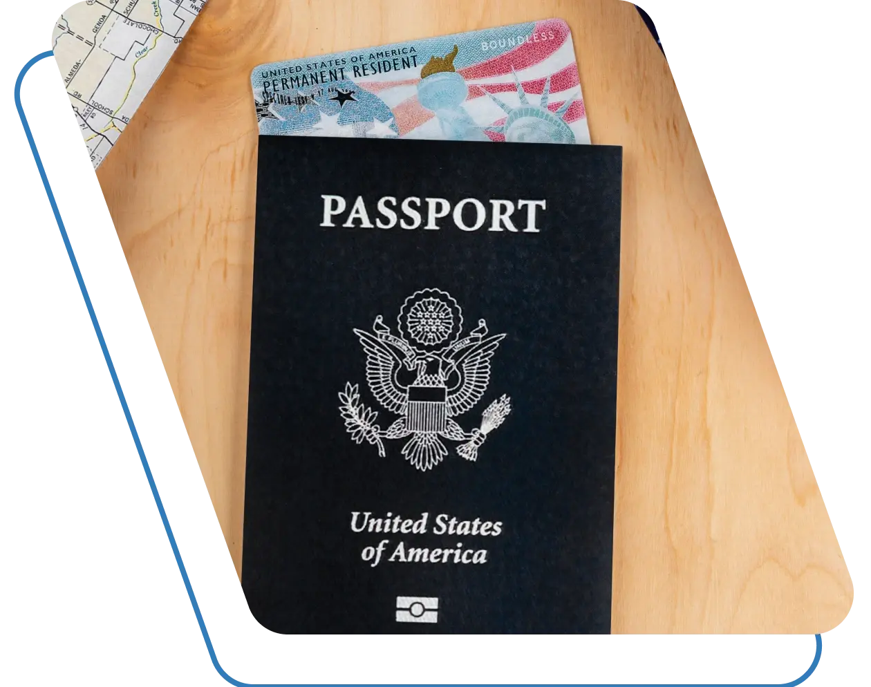 Man and woman getting an official document