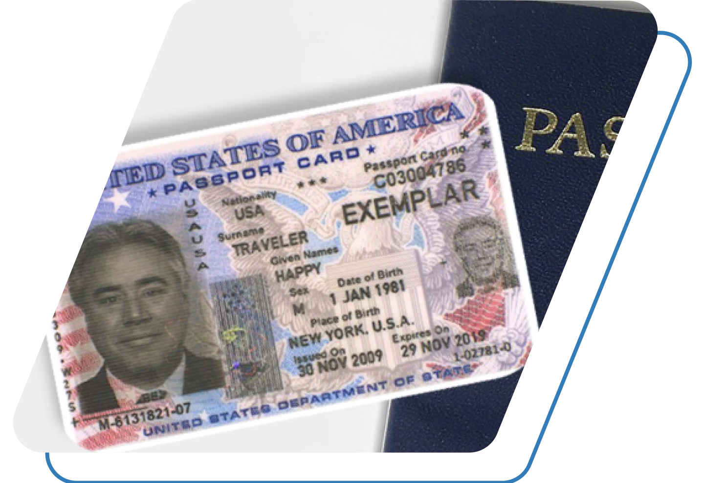 Holding a passport